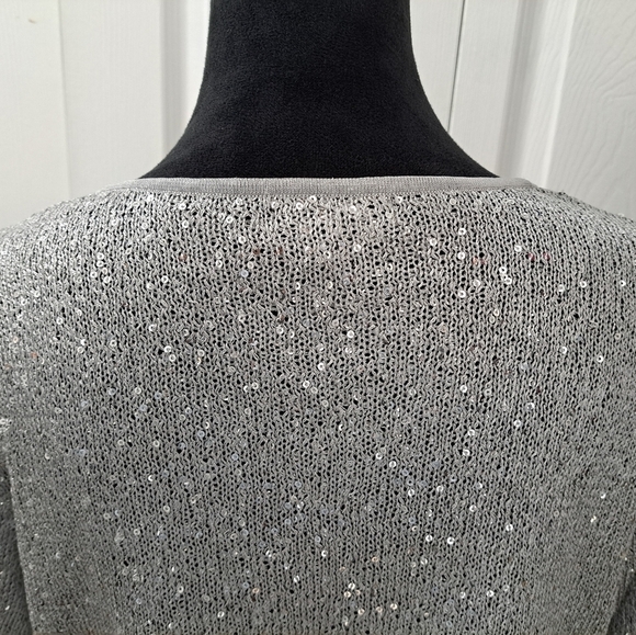 Alfani Women's Sequin Cardigan  Size M - Picture 6 of 7
